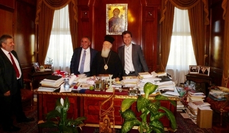 Συνάντηση Αντιπροσωπείας του ΕΕΑ με τον Οικουμενικό Πατριάρχη κ.κ. Βαρθολομαίο