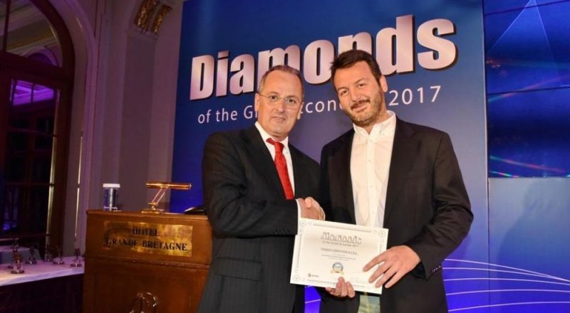 Πλαίσιο: Για 5η συνεχόμενη χρονιά στα βραβεία «Diamonds of The Greek Economy 2017»