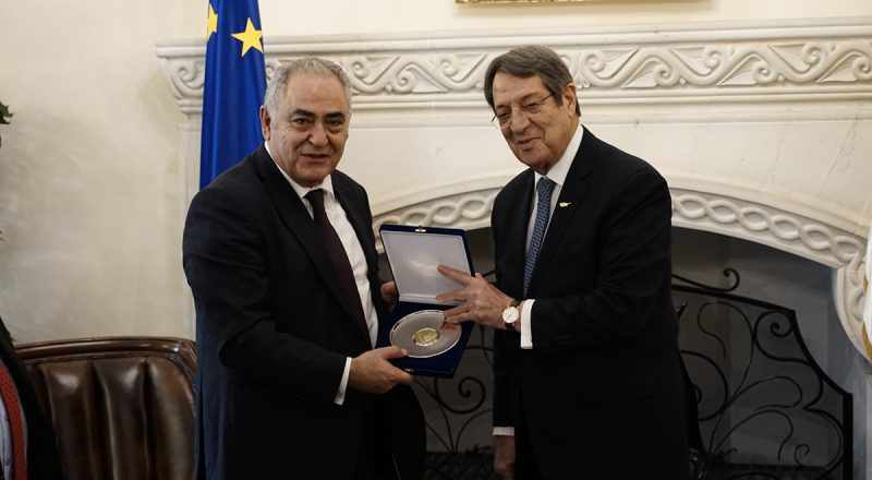 «Συνάντηση του Προέδρου της Κυπριακής Δημοκρατίας, Νίκου Αναστασιάδη, με τον Πρόεδρο της ΚΕΕΕ & του ΕΕΑ, Γιάννη Χατζηθεοδοσίου»