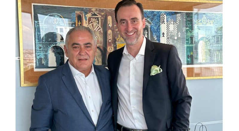 Συνάντηση Γ. Χατζηθεοδοσίου με τον Πρόεδρο του Ελληνογαλλικού Επιμελητηρίου Laurent Thuillier