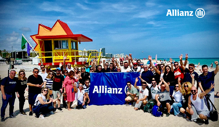 Allianz: Ταξίδι επιβράβευσης στο Μαϊάμι και την Πούντα Κάνα για το Δίκτυο Πωλήσεων