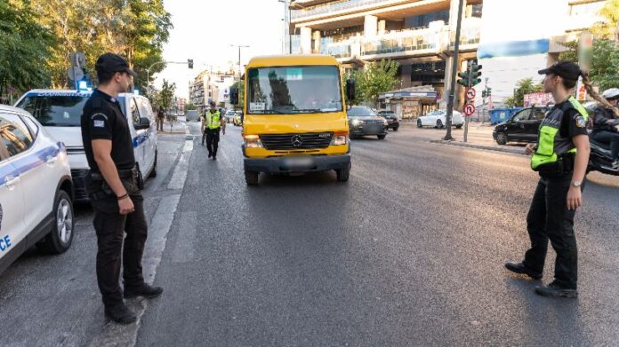 Παραβάσεις του ΚΟΚ από  σχολικά λεωφορεία